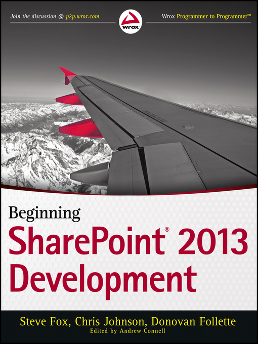 Title details for Beginning SharePoint 2013 Development by Steve Fox - Wait list